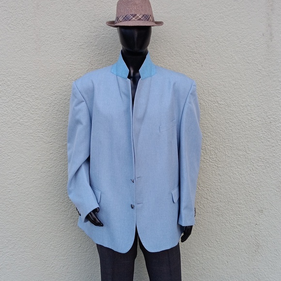 HABAND EXECUTIVE DIVISION MEN'S DELUXE (2) BUTTON BLAZER (CHINA) - Picture 4 of 17